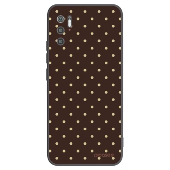 Picasee silikonový černý obal pro Xiaomi Poco M3 Pro 5G - Vanilla Dots & Chocolate