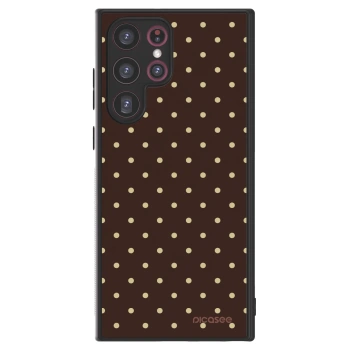 Picasee ULTIMATE CASE pro Samsung Galaxy S22 Ultra 5G - Vanilla Dots & Chocolate