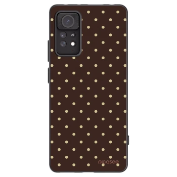 Picasee silikonový černý obal pro Xiaomi Redmi Note 11 Pro - Vanilla Dots & Chocolate
