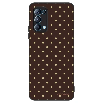 Obal pro OPPO Reno 5 5G - Vanilla Dots & Chocolate