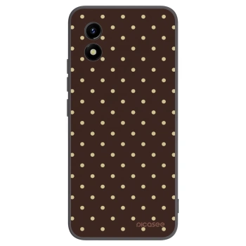 Picasee silikonový černý obal pro Vivo Y01 - Vanilla Dots & Chocolate