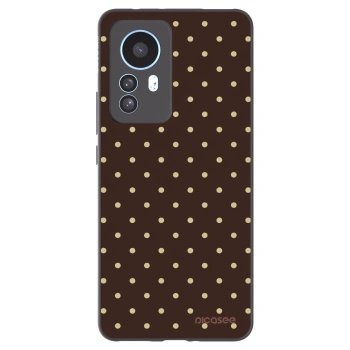 Picasee silikonový černý obal pro Xiaomi 12T - Vanilla Dots & Chocolate