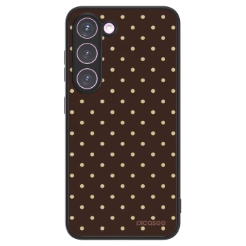 Picasee ULTIMATE CASE pro Samsung Galaxy S23 5G - Vanilla Dots & Chocolate