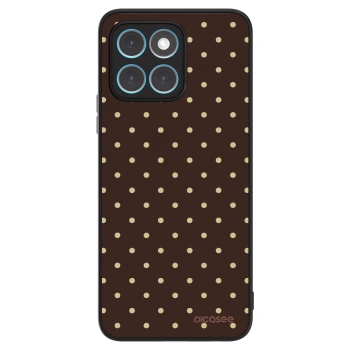 Obal pro Honor X6 - Vanilla Dots & Chocolate