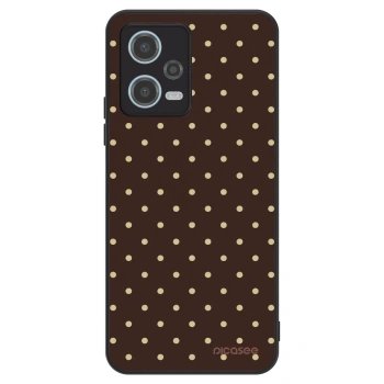 Obal pro Xiaomi Redmi Note 12 5G - Vanilla Dots & Chocolate
