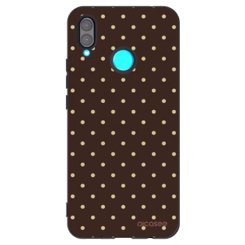 Picasee silikonový černý obal pro Huawei Nova 3 - Vanilla Dots & Chocolate