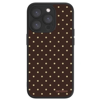 Picasee ULTIMATE CASE pro Apple iPhone 15 Pro - Vanilla Dots & Chocolate