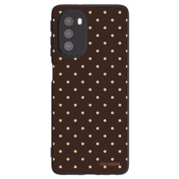 Obal pro Motorola Moto G51 - Vanilla Dots & Chocolate