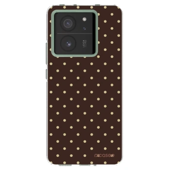 Picasee silikonový průhledný obal pro Xiaomi 13T - Vanilla Dots & Chocolate
