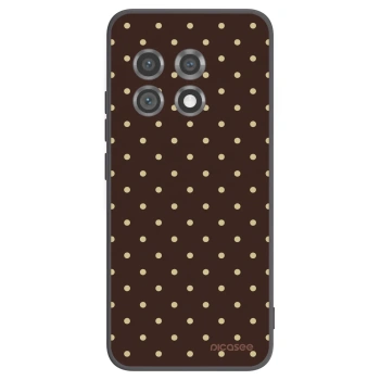 Picasee silikonový černý obal pro OnePlus 11 5G - Vanilla Dots & Chocolate