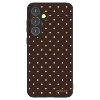 Picasee ULTIMATE CASE PowerShare pro Samsung Galaxy S24 FE S721B - Vanilla Dots & Chocolate