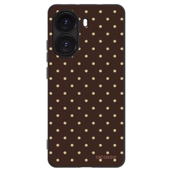 Picasee silikonový černý obal pro Xiaomi Poco X7 Pro 5G - Vanilla Dots & Chocolate