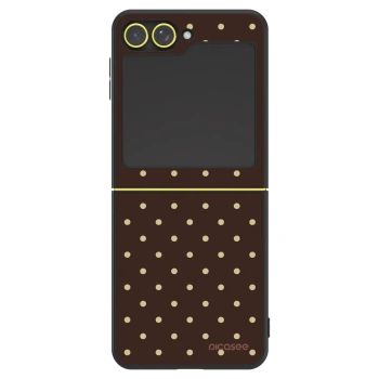 Obal pro Samsung Galaxy Z Flip6 5G - Vanilla Dots & Chocolate