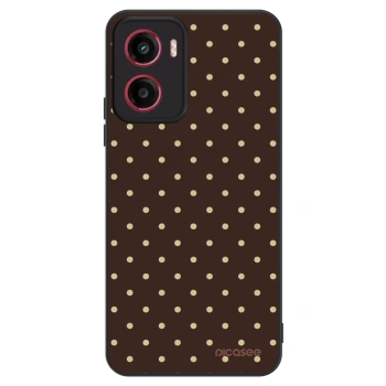 Obal pro Motorola Moto G05 - Vanilla Dots & Chocolate