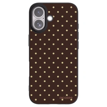 Picasee silikonový černý obal pro Apple iPhone 17 - Vanilla Dots & Chocolate
