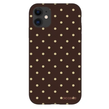 Obal pro Apple iPhone 11 - Vanilla Dots & Chocolate