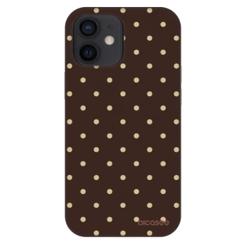 Obal pro Apple iPhone 12 mini - Vanilla Dots & Chocolate