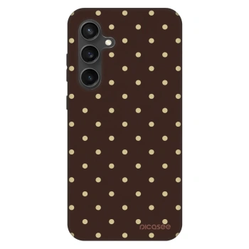 Obal pro Samsung Galaxy S24 FE S721B - Vanilla Dots & Chocolate