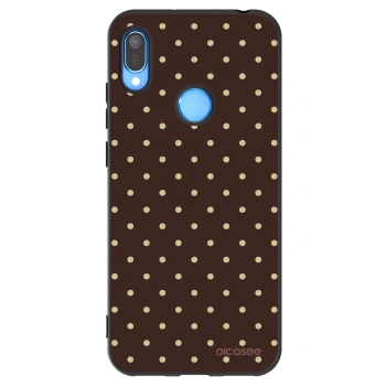 Obal pro Huawei Y6 2019 - Vanilla Dots & Chocolate