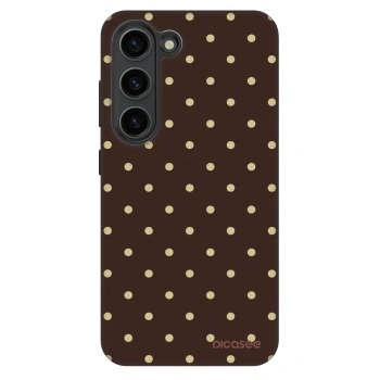 Obal pro Samsung Galaxy S23 5G - Vanilla Dots & Chocolate