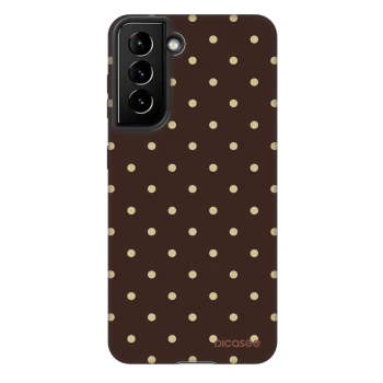 Obal pro Samsung Galaxy S21 FE 5G - Vanilla Dots & Chocolate