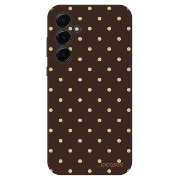 Obal pro Samsung Galaxy A55 5G A556B - Vanilla Dots & Chocolate