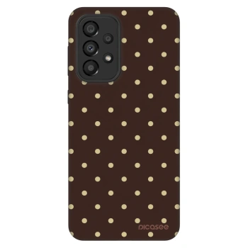 Obal pro Samsung Galaxy A33 5G A336 - Vanilla Dots & Chocolate