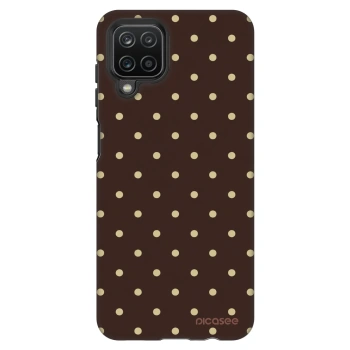 Obal pro Samsung Galaxy A12 A125F - Vanilla Dots & Chocolate