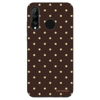 Obal pro Huawei P30 Lite - Vanilla Dots & Chocolate