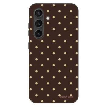 Obal pro Samsung Galaxy S24 S921B 5G - Vanilla Dots & Chocolate