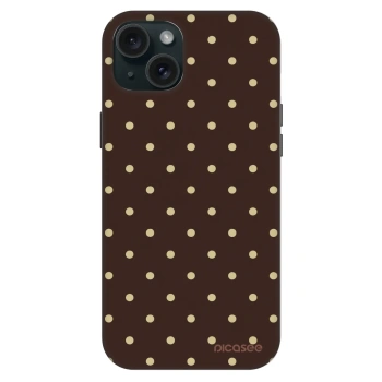 Obal pro Apple iPhone 15 Plus - Vanilla Dots & Chocolate