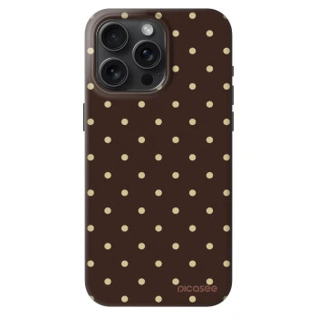 Obal pro Apple iPhone 15 Pro Max - Vanilla Dots & Chocolate