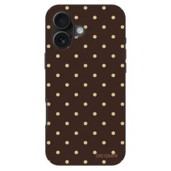 Obal pro Apple iPhone 16 - Vanilla Dots & Chocolate