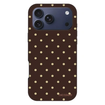 Picasee Fashion Case MagSafe Apple iPhone 17 Pro Max - Vanilla Dots & Chocolate