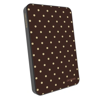 Powerbanka s MagSafe 5 000 mAh Šedá - Vanilla Dots & Chocolate
