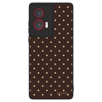 Obal pro Motorola Edge 50 Fusion - Vanilla Dots & Chocolate