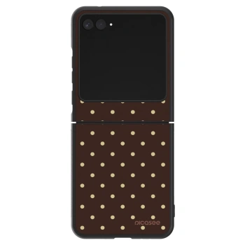 Obal pro Motorola Razr 60 - Vanilla Dots & Chocolate