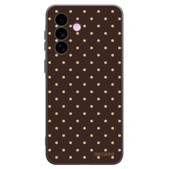 Picasee silikonový černý obal pro Samsung Galaxy A57 5G - Vanilla Dots & Chocolate