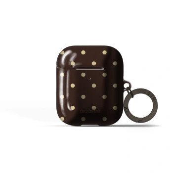 Obal pro Apple AirPods 1 - Vanilla Dots & Chocolate