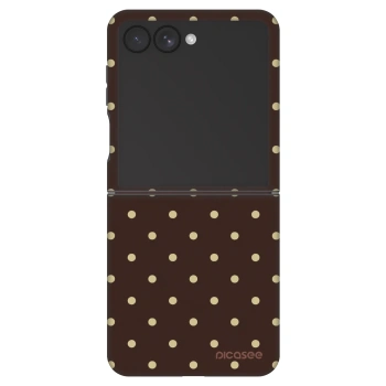 Obal pro Samsung Galaxy Z Flip7 5G - Vanilla Dots & Chocolate