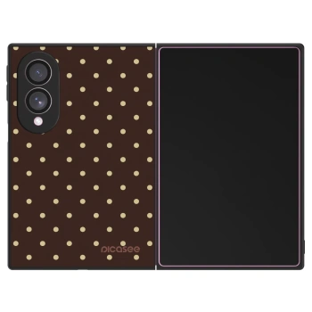 Obal pro Samsung Galaxy Z Fold8 5G - Vanilla Dots & Chocolate