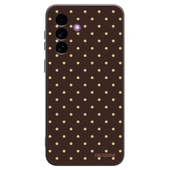Picasee silikonový černý obal pro Samsung Galaxy A37 - Vanilla Dots & Chocolate