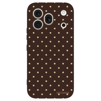 Picasee silikonový černý obal pro Honor 600 Pro - Vanilla Dots & Chocolate