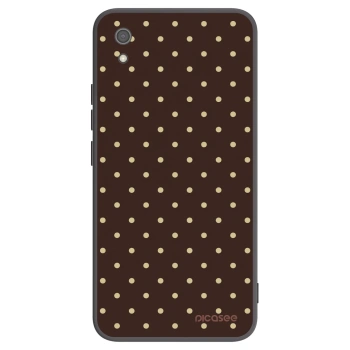 Picasee silikonový černý obal pro Xiaomi Redmi 7A - Vanilla Dots & Chocolate