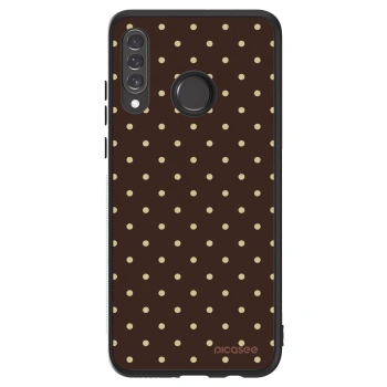 Picasee ULTIMATE CASE pro Huawei P30 Lite - Vanilla Dots & Chocolate