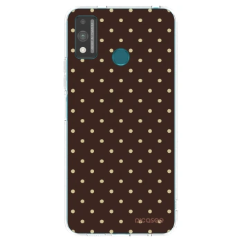 Obal pro Honor 9X Lite - Vanilla Dots & Chocolate