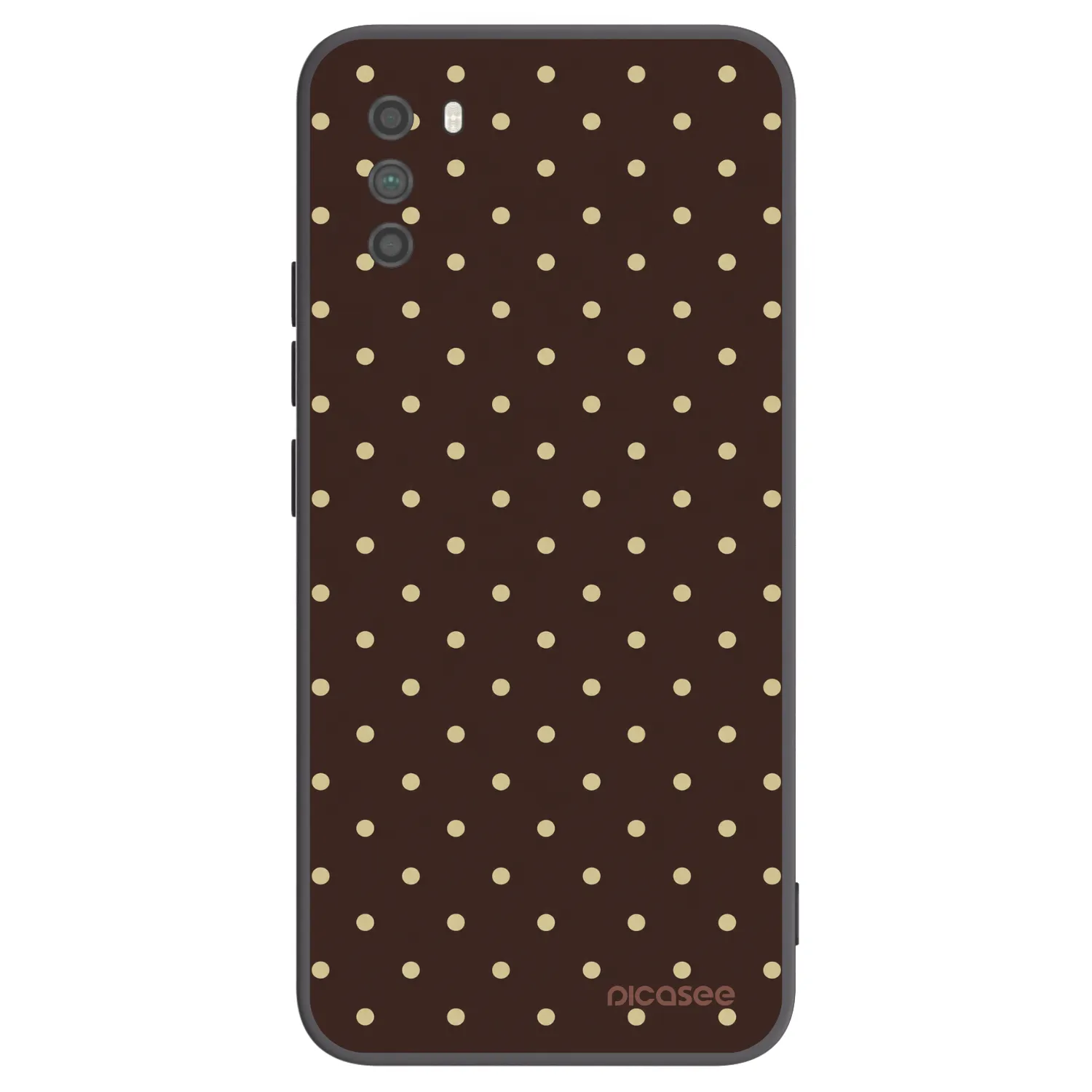 Picasee silikonový černý obal pro Xiaomi Poco M3 - Vanilla Dots & Chocolate