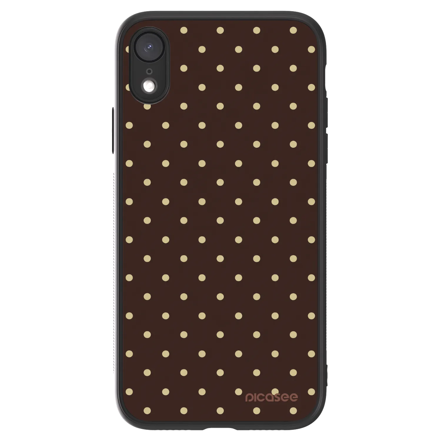 Picasee ULTIMATE CASE pro Apple iPhone XR - Vanilla Dots & Chocolate