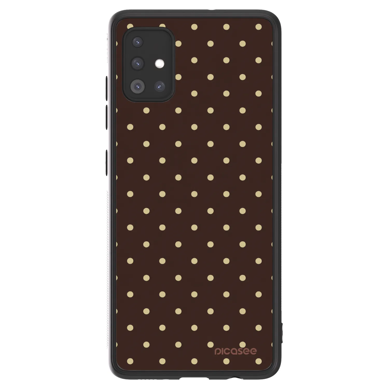 Picasee ULTIMATE CASE pro Samsung Galaxy A51 A515F - Vanilla Dots & Chocolate