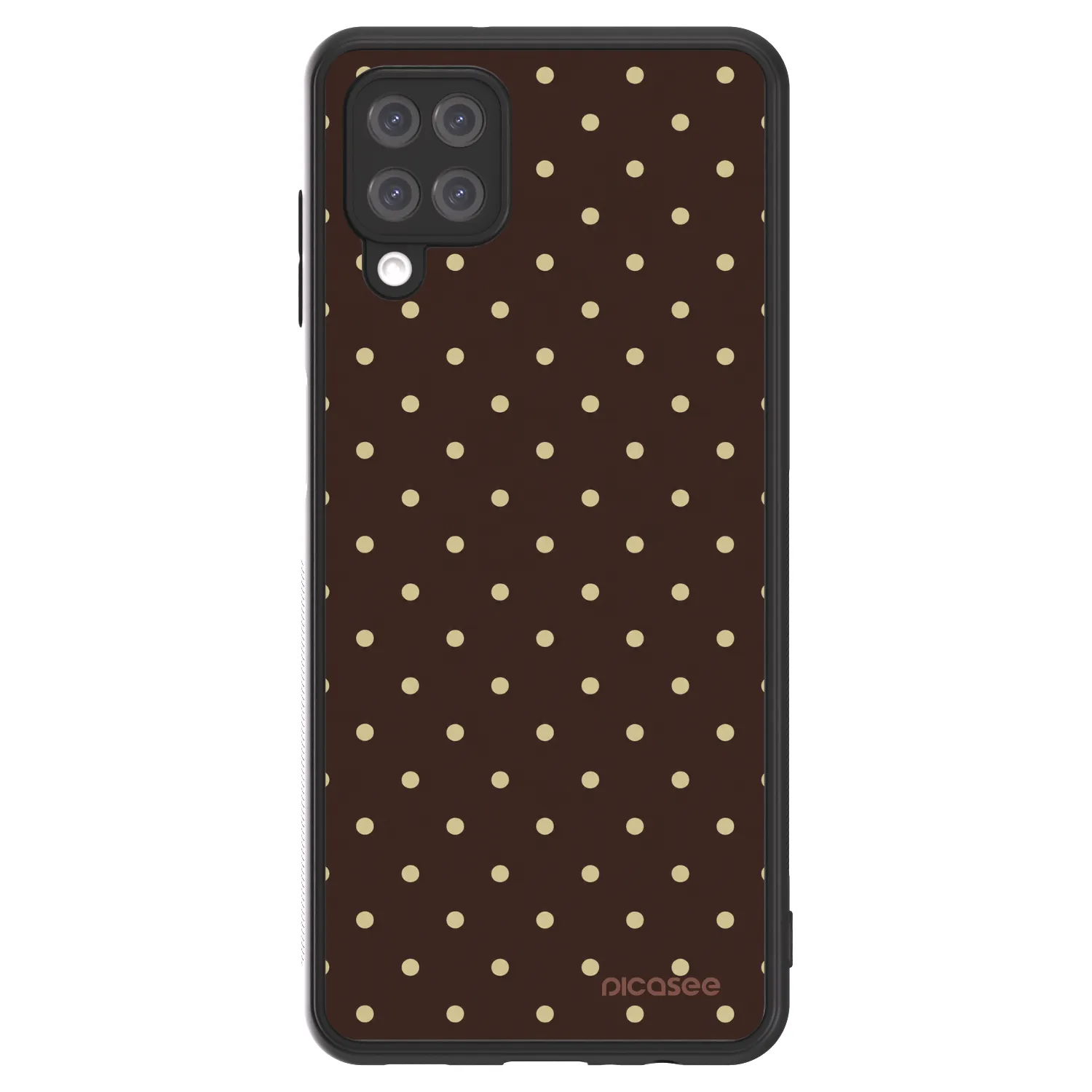 Picasee ULTIMATE CASE pro Samsung Galaxy A12 A125F - Vanilla Dots & Chocolate